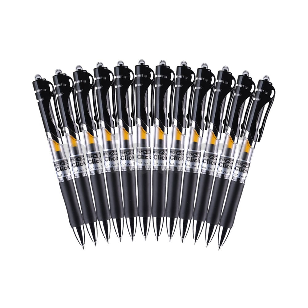 晨光按动式中性笔 0.5mm k35