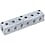 Manifold Block for Pneumatic Use, Side-ThroughHole, L-Port Type
