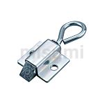 Economy Draw Latches, Pull Ring Type, Self-Locking, Round Pull Ring