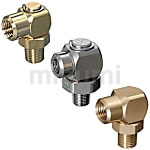 冷却水用螺纹回转接头 -L型 内-外螺纹转换-