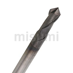 超硬合金立铣刀 ALC涂层 倒角加工用 立铣刀 2刃/短刃型