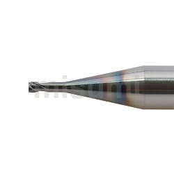 平头型立铣刀 长颈型 MHRH230无限白金涂层 高硬度材料用 2刃长颈型平底铣刀(深沟加工用)