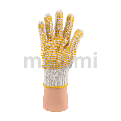 720克漂白纱黄点珠手套