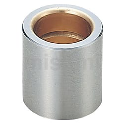 卸料板导套 -3μ公差型･油润滑型･铜合金･LOCTITE粘接型･直杆型-