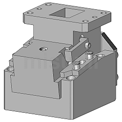标准型下置式斜楔组件 - 定位预孔/定位精加工孔 MEDC150/MEDCA150(θ=00)