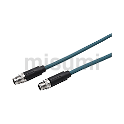 传感器线束 M12 X-Coding 8Pins/以太网连接用/Ethernet对应/Profinet对应