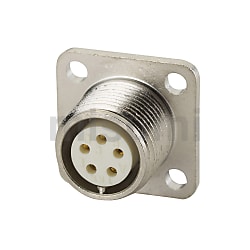 R03系列 面板安装型插座(法兰型) 金属螺纹连接器