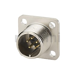 R03系列 面板安装型插座(法兰型) 金属螺纹连接器