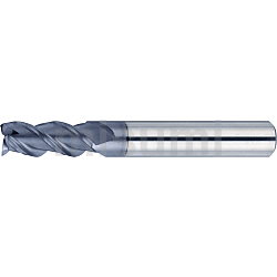 超硬合金立铣刀 XAL-HEM3S XAL涂层硬质合金平头型立铣刀 3刃和45度螺旋角和短刃型