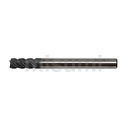 超硬合金立铣刀 XAL-HEM4S XAL涂层硬质合金平头型立铣刀 4刃/45度螺旋角/短刃型