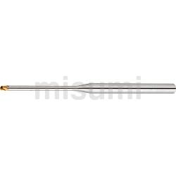 超硬合金立铣刀 TS涂层 球头型 4刃/长颈型 -可自由指定颈长-