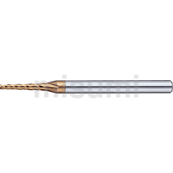 超硬合金立铣刀 TS涂层 锥型 4刃/深肋槽加工用 