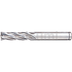 高速钢铣刀 粉末高速钢平头型立铣刀 4刃・标准刃长型