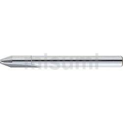 自由指定直刃型立铣刀 硬质合金直刃型立铣刀 2刃・倒角型 角度宽度指定型
