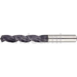 超硬合金钻头 铸铁加工用 3刃/立铣刀柄型/标准型（先端角130°）