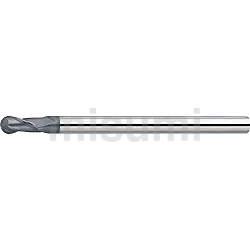 超硬合金立铣刀 MR涂层 球头型 2刃/标准型