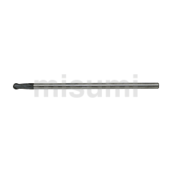 超硬合金立铣刀 XAL涂层 球头型立铣刀 2刃/短刃/长柄型