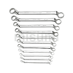 11件全抛光高颈双梅花扳手组套_世达SATA TOOLS扳手/梅花扳手/棘轮扳手