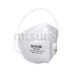 头挂式折叠式带阀颗粒物防护口罩