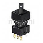 欧姆龙 A165S/W旋钮型Φ16mm选择开关(可拆卸)