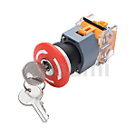 按钮开关 LA39-B钥匙复位紧急停止钮Φ22