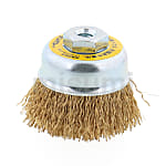 (黄色线)钢丝电镀碗型刷