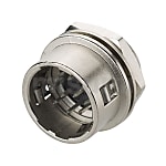 HR10系列面板安装型插座 金属快速插拔连接器