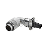 MWS系列弯角型插头 金属螺纹防水型