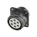 JL05系列面板安装型插座 金属卡扣防水连接器