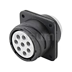 CE01/NB01系列 面板安装型插座 金属卡扣防水连接器