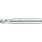 超硬合金立铣刀 球头型 2刃・短刃型 -可进行颈部避让追加工-