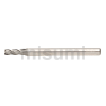 ALC涂层硬质合金平头型立铣刀 4刃/短刃型/尖角保护/尖角