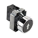 XB2B金属系列弹簧复位平头按钮 带功能符号型/22mm型