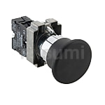 蘑菇头型弹簧复位按钮 XB2B金属系列按钮 直径40mm