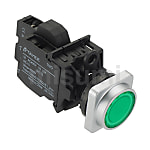 塑料按钮 φ22按钮带灯按钮LA42（圆形/正方形）