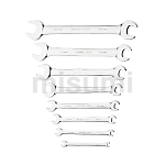 8件全抛光双开口扳手组套