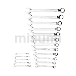 17件新型全抛光两用扳手组套