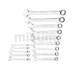 14件全抛光两用扳手组套