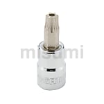 10MM系列50MM长中孔花形旋具套筒