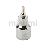 12.5MM系列50MM长花形旋具套筒