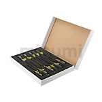 11件套三色柄螺丝批工具托