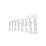 13件套公制精抛光双开口扳手