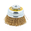 (黄色线)钢丝电镀碗型刷