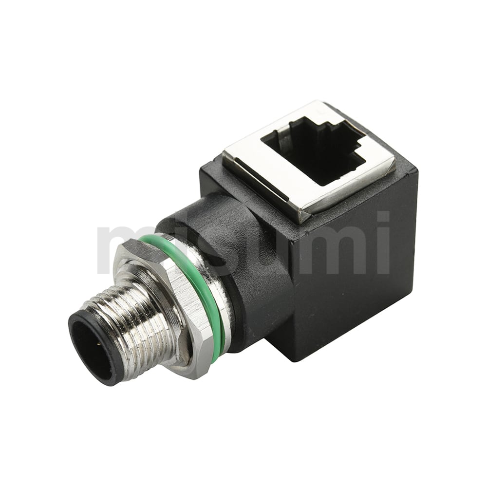 连接器 m12转rj45型(m12x/m12d/m12a)