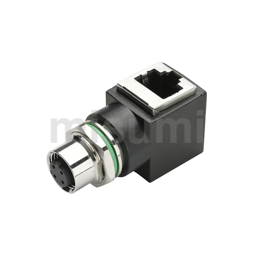 连接器 m12转rj45型(m12x/m12d/m12a)