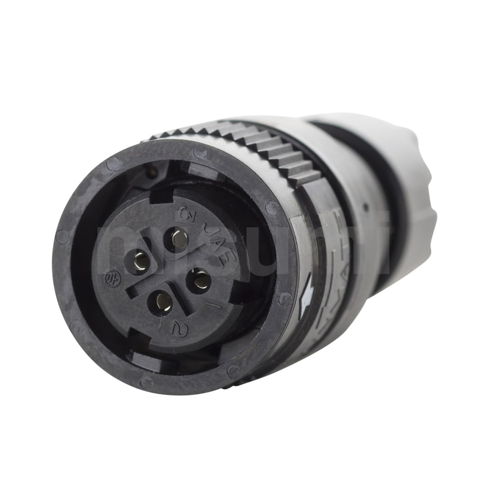 伺服马达用防水连接器jn1系列 直通型插头