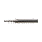 铝加工用硬质合金平头型立铣刀　4刃/刃长3D（标准刃长）型　-可进行颈部避让追加工-