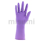 紫色丁腈加长手套