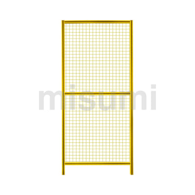 经济型 安全围栏组件 宽度自由尺寸(黄色）