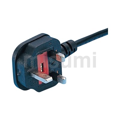 英国规格3芯1端带插头电源线 AC/带直插(BF型插头)